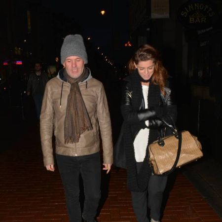Chris and his ex-girlfriend, Aoibhinn walking together